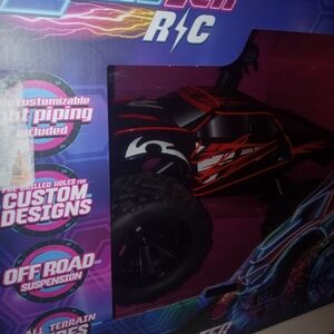 High-Speed RC Truck - Black and Red